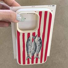 Funda de teléfono móvil de TPU de alta calidad que es resistente a las manchas, duradera y resistente a impactos, con diseño simple, tres sardinas rojas gruesas, funda de teléfono móvil creativa personalizada y a la moda, protección a prueba de golpes y caídas, es para  17.17 Pro...17 Pro Max...17 Agua. 16.16 Pro...16 Pro Máx.16 más.. 15.15 Pro Max...15 Pro...15 más.. 14.14 Pro...14 más..14 Pro Max... 13.13 Pro...13 Pro Max...12.12 Pro...12 Pro Max...11.11 Pro...11 Pro Máx.XR.X.XS.XS máx.Se.MiNi La elección ideal.Es un excelente regalo para familiares, amigos o socios durante las vacaciones. - Multicolor 1664 - Ver 6