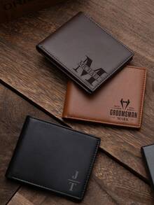 Personalized Wallet, Men's Wallet, Engraved Wallet, Groomsman Wallet, Genuine Leather Wallet, Gift For Boyfriend, Groomsman Gift, Wedding Favor, Gift For Father, Birthday Gift, RFID Blocking, Father's Day Gift 2026, Thoughtful Gift, Anniversary Gift - A Gift for Him! - View 4