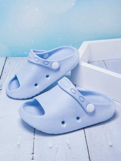 1双男童卡通飞机印花透气凉鞋，室内外皆宜，春夏款