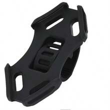 1pc Adjustable Bicycle Phone Holder - Sturdy Black Design Bike Phone Mount, Firm Grip Suitable For Bicycle, E-Bike, Scooter And Outdoor Activities - Perfect Christmas Gift For Cyclists, Bicycle Phone Holder, E-Bike Accessories, Fashionable Accessories, Durable Structure, No Battery Required.