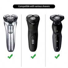 Hard Case Compatible With Philips Norelco Electric Shaver 3100 3800 3500 2300 2100 6400 Universal Travel Carry Protective Bag For Men's Rotary Shavers Electric Trimmer - 如圖 - 查看 7