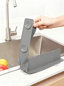 Silicone Splash Guards In Various Sizes And Specifications, Kitchen Sink Splash Guards And Barriers, Sink Countertop Backsplashes, Kitchen And Bathroom Faucet Splash Guards, Easy To Clean, Splash-Proof Design, Durable Kitchenware - Multicolor - View 7