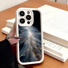Funda de Teléfono Patrón de Nebulosa Espacial Cielo Estrellado para iPhone 14 13 12 11 Pro Max Se  S23 S22 S21 Ultra S20 Plus Protector de Teléfono Regalo de Pareja para Él y Ella Regalo de San Valentín Cumpleaños - Blanco - Ver 7