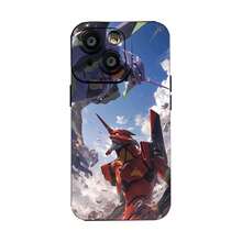Funda para móvil Neon Mecha Battle compatible con teléfonos ,  17,  16 Pro Max,  15 Pro Max,  13 y  12. Diseñada con llamativos diseños de mechas para fans del anime y la ciencia ficción. Fabricada en TPU para una protección resistente a golpes y caídas. Un regalo perfecto para familiares, amigos, seres queridos, parejas y Navidad. - Negro - Ver 8