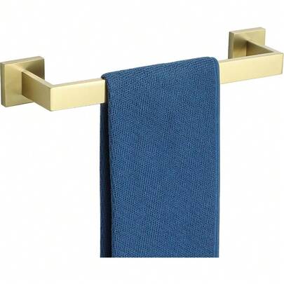 Towel Rails Wall Mounted Bathroom Towel Holder 30CM Towel Bar, SUS-304 Stainless Steel Polished Chromed