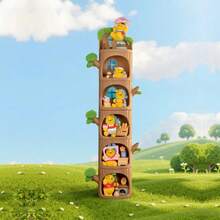 Miniso Disney Winnie The Pooh Forest Treehouse Series Figurine Blind Box - Finely Reproduces The Forest Treehouse Scene, With Vivid And Cute Characters Like Winnie The Pooh. Placing It In A Display Cabinet Creates A Personalized Fairy-Tale Mini-World (1 PC Random Delivery) - Multicolor - View 2