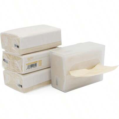 Dr.Dirt Bamboo Facial Tissues 27 Packs 110 Tissues Per Box With 3 Storage Boxes Soft -Friendly Natural Simple Design