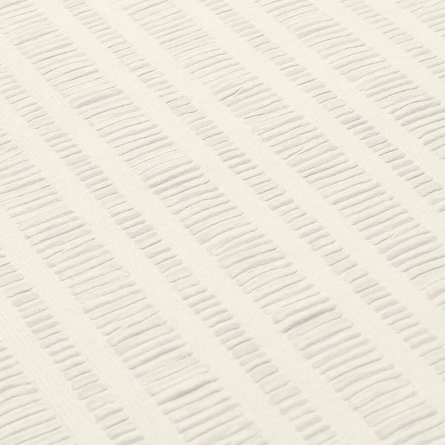 Aiyufeng - Cortina de ducha con relieve en color crema (182.88 x 243.84), tamaño (AECRMEM7296SC-L) - blanco - Ver 1