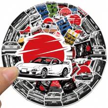 50pcs Racing Car Stickers, Sticker Collection, Christmas Gift, Small Gift, Collectibles - Multicolor - View 5