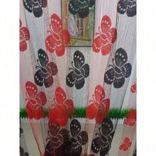 1pc/2pcs CHUNRAN Li89 Elegant Butterfly Pattern Door Curtain - 100x200cm Modern Indoor Home Decor Textile Curtain - Black and White - View 3