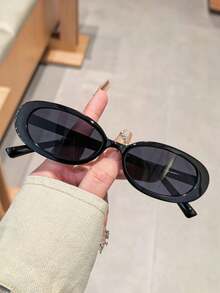 2 件经典塑料椭圆形女士眼镜套装组合，适合节日礼物热带海滩度假户外休闲活动街拍海滩，适合夏季海滩度假、户外、旅行 - 彩色 - 查看 10