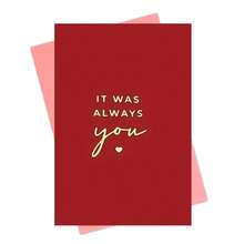 1pc Elegant Red Greeting Card With "Always You" Golden Lettering - Perfect For Valentine's Day, Birthdays, Anniversaries, Weddings, And More - Ideal Gift For Wives, Husbands, Girlfriends, Boyfriends, Wedding Card | Elegant Card Design - Multicolor - View 8