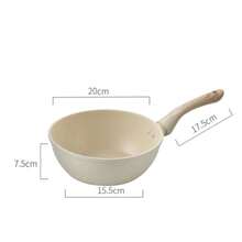 1pc Aluminum Non-Stick Frying Pan, Small Skillet, Flat Bottom Non-Stick Pan, Multi-Purpose Cooking Pan, Suitable For Home Use And Induction Cooktop - Multicolor - View 14