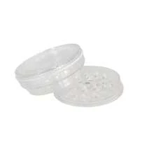 新款双层塑料研磨器，大号直径60毫米研磨器，多种颜色可选，手动草药研磨器，便携式双层研磨器 - 均碼 - 查看 13