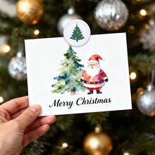 10 szt. samoprzylepnych naklejek z pieczęcią lakową z kolekcji świątecznej, nie wymagających podgrzewania, do ozdabiania zaproszeń na prezenty świąteczne i kopert, a także jako upominki na przyjęcia świąteczne i kartki okolicznościowe - Wielokolorowe - Zobacz 11