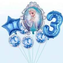 Frozen Princess  Balloon Set Multi Colored Latex Balloon Arch Kit Set Princess Theme Anime Peripheral Birthday Party Decoration Anniversary Party Supplies Photo Background Dress Up Props Family Friends Holiday Gifts - Multicolor - View 17