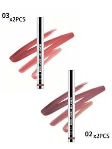 4/3/1支装持久唇线笔纹身，防水可撕唇釉，半永久哑光唇膏，适合女孩和女士，打造完美妆容的理想彩妆配件 - 彩色 - 查看 20