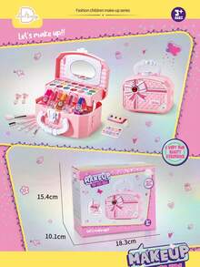 塑料化妆品、儿童过家家玩具、娃娃化妆玩具、儿童涂鸦玩具、儿童过家家玩具、仿真化妆游戏斜挎包生日礼物、儿童化妆玩具套装、女孩生日礼物、新年礼物、圣诞节/万圣节礼物 - 女孩生日礼物 - 舞台表演道具 - 儿童面部彩妆 - 可水洗化妆品 - 兒童斜背包 - 查看 19