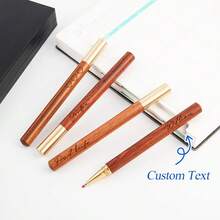 Bolígrafo de sándalo personalizado, capaz de grabar nombres y fechas, como un regalo único para maestros, estudiantes y amigos, adecuado para regalos de boda, regalos de graduación, regalos del Día del Maestro, regalos de cumpleaños, regalos de Navidad y regalos de Año Nuevo