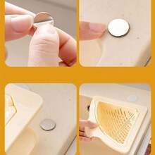 Sink Accessories, Garbage Disposer Parts & Pieces, Garbage Disposer, Magnetic Triangle Drain Basket, Kitchen Strainer, Draining Rack, Washing Vegetable & Fruit Basin, Rice Residue Drain Sieve - Multicolor - View 6