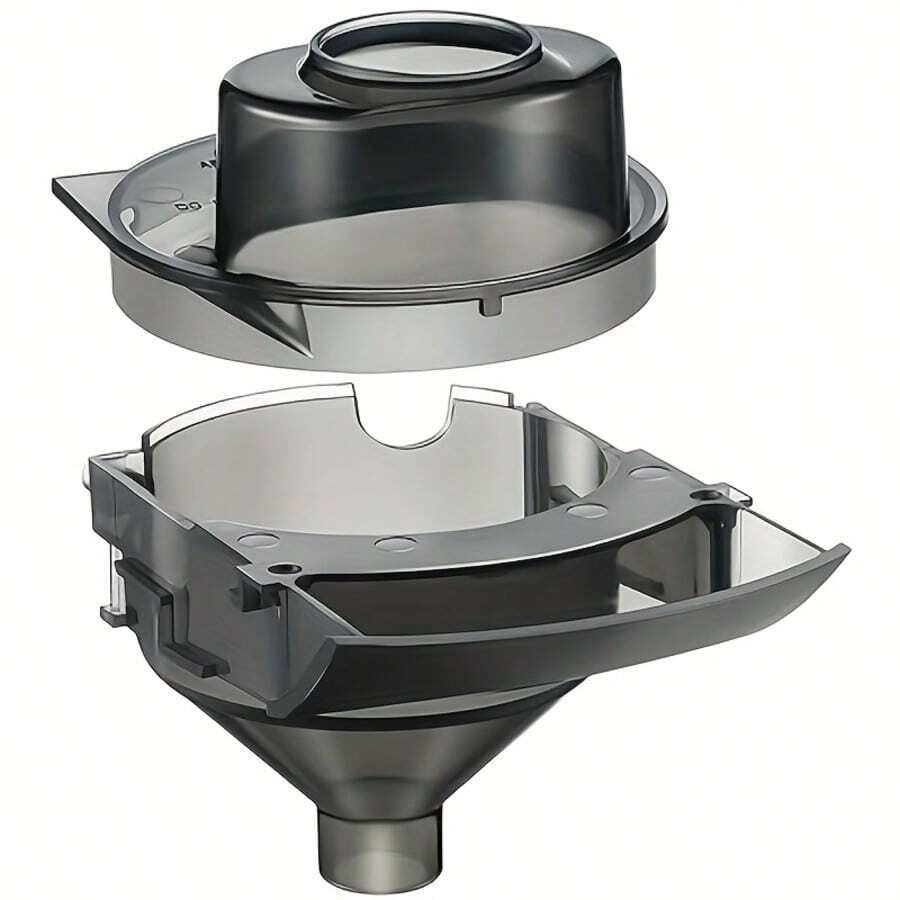 1 Set Baby Brezza Formula Dispenser Replacement Funnel, Includes Funnel And Cover, Grey - Grey - View 1