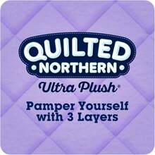 Quilted Northern Ultra Plush® 3-Ply White Toilet Paper - Premium Luxuriously Soft Bath Tissue, Highly Absorbent & Durable 3-Ply Design, Septic- & Clog-Resistant, Gentle On Sensitive Skin, Dermatologist-Tested & Hypoallergenic, No Harsh Chemicals, FSC-Certified  Bathroom Tissue, Family- For Daily Use, Ideal For Home, Office, Hotel & RV, Trusted Quilted Northern Quality, Long-Lasting Regular Rolls, Compatible With All Toilet Systems, Soft Yet Resilient Bath Essentials, Quick-Absorbing & Tear-Resistant, Crisp White Toilet Tissue For A Clean Aesthetic, Spa-Like Bathroom Experience, Premium 3-Ply Ultra Plush Toilet Paper Rolls, Reliable For Everyday & Commercial Use - Default - View 3