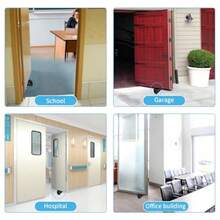 Cuña de tope de puerta resistente más fuerte topes de puerta grandes de resorte topes de puerta altos para parte inferior de puertas tope de puerta de goma para un agarre extra fuerte tope de - Negro 1 pieza - Ver 6