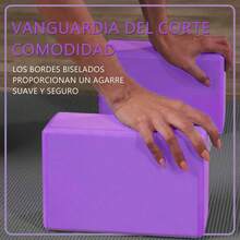 Bloques de Yoga de Alta Densidad , Bloque Para Yoga o Pilates, Yoga Blocks con Correa para Apoyar y Profundizar Posturas, Superficie Ligera, Resistente al Olor y Antideslizante para Yoga, Pilates y Meditación - Gris - Ver 10