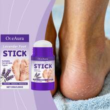 1pc 35g Lavender Foot Moisturizing Stick, Gentle, Refreshing, Hydrating, Convenient Foot Care, Softens Dry, Cracked Feet And Heels, Moisturizes And Nourishes Feet - Violet Purple - View 7