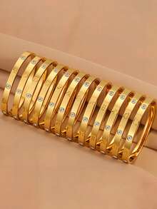 男女通用十二生肖祝福手链，18K镀金不锈钢材质，幸运符，送给爱人的礼物，生日礼物 - 生辰手鐲 - 查看 3