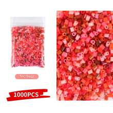 1000颗/18000颗 - 2.6毫米袋装/瓶装拼豆套装，3D像素拼豆，适用于手工工艺品装饰DIY拼图制作，圣诞节、生日、万圣节派对礼物，多色拼豆补充装 - 拼豆豆 - 查看 16