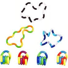 24PCS Quiet Twisty Fidget Toys – Squeeze, Twist, And Spin – Multicolored Sensory Toys Kids And Adults, Stress Relief Toys & Educational Tools Classroom,Gifts (Random Color)Classroom Supplies - 7pcs - 查看 12