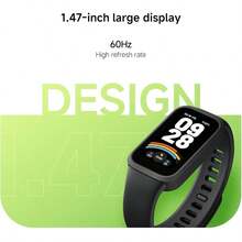 XIAOMI Smart Band 9 Active Global Version 1.47'' Display 18-Day Battery Life Modes All-Day Health And Fitness Monitoring 5ATM (Black) - trắng - Xem 5