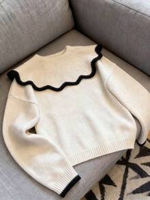 Top cardigan décontracté à grand col cranté pour femmes, automne-hiver