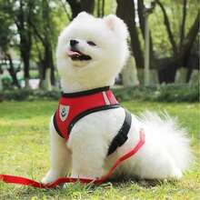 Essential For Pet Outings! Universal Chest Harness For Dogs And Cats, The Mesh Design Is Super Breathable. - 紅色 - 查看 2