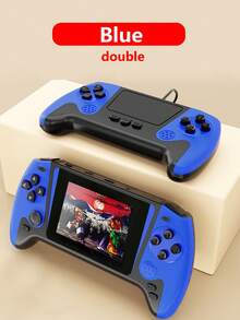 1pc New Large-Screen Game Console With 500 Classic Retro Games Nostalgic Red And White Machine Can Be Played By Two People And Can Be Connected To The TV For Screen Projection. Portable Travel FC Portable Handheld 3.5-Inch Screen Rechargeable Birthday Holiday Gift For Young Men And Women - Multicolor - View 15