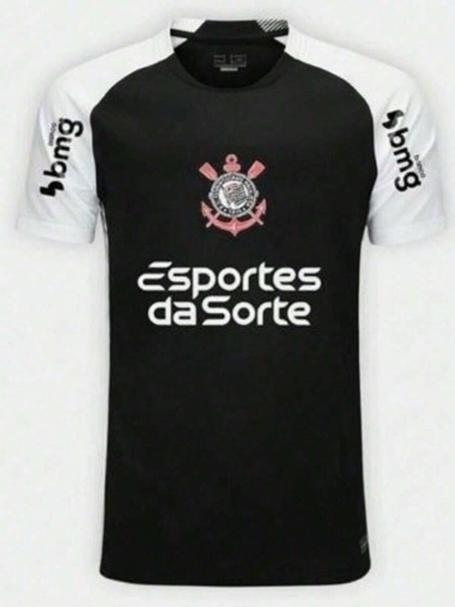 NEW TEAM SHIRT PLAYER NUMBER 25 2026 CORINTHIANS WHITE - Black - View 1