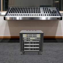 Futchoy 9U Server Rack, Server Rack Cabinet, Rolling Studio Rack Case - Black - View 5