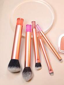 5pcs Makeup Brush Set: Contour Brush, Blush Brush, Eyeshadow Brush, Highlighter Brush, Precision Brush, Suitable For Beginners,Brush Set,Makeup Brush Kit,Make Up Brush Set,Make Up Set Complete,Makeup Brush Set,Complete Makeup Kit,Brush Kit,Brushes Makeup Set,Makeup Gift Set,Set