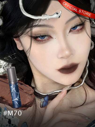 GIRLCULT Love Whisper 哑光唇釉 M70 红木色 | 不粘腻唇膏 | 滋润持久唇色 | 高显色度 | 柔滑哑光妆效 | 丰盈亮泽 | 不拔干，3.8毫升/0.13液盎司，礼盒装