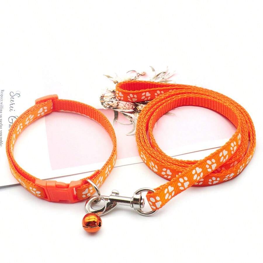 Universal Collar With Bell For Dogs And Cats! Colorful Designs + Bright Bell, Lightweight And Easy To Adjust. - màu đen - Xem 1
