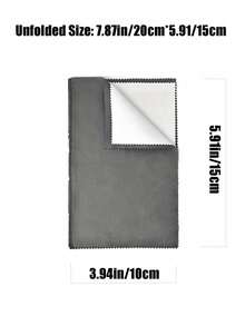1pc Jewelry Polishing Cloth, 4-Layer Serrated Edge Jewelry Cleaning And Polishing Cloth