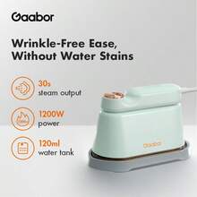 Consigue vapor rápido en 30s con esta plancha de vapor 1200W. - Tipo de Enchufe B USA (110-127V) - Ver 2