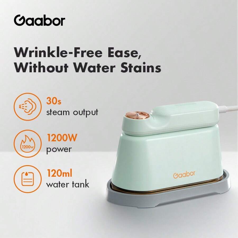 Consigue vapor rápido en 30s con esta plancha de vapor 1200W.