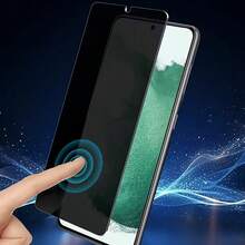 DO AS YOU WISH 3 قطع من غشاء واقي للخصوصية لهاتف Galaxy S25/S24، يحمي الخصوصية، تكنولوجيا جديدة لا تؤثر على القفل بالبصمة، يمنع الخدوش والبلى، أساسيات حماية الشاشة، مناسب للاستخدام اليومي في المكتب والمنزل، واقي شاشة الهاتف، ملحقات الهاتف، واقي الخصوصية، مقاوم للماء والصدمات ومقاوم للخدش - فيلم الخصوصية - مشاهدة 6