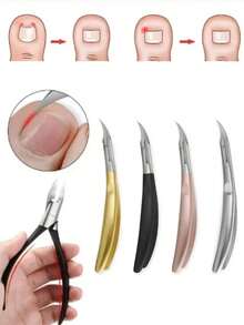 1pc Stainless Steel Toe Nail Clipper, Household Simple Toenail Nipper, Unisex Foot Care Tool, Pedicure, Ingrown Toenail