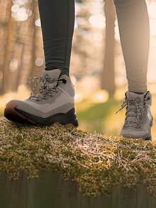 Women's Lightweight Comfort Hiking Boots Waterproof And Slip-Resistant Trekking For Outdoor - Xám - Xem 4