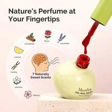 MelodySusie Plant-Based HEMA-Free & HPMA-Free & TPO-Free 6 Pcs Gel Nail Polish Set - 16.5ml, Unique Tilt-And-Stand Bottle For Easy Gel Access, Nude Colors - Nude Colors - View 4
