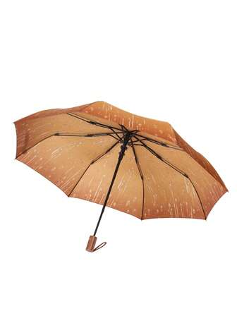 1把水滴渐变色便携旅行伞，防风自动伞，晴雨两用折叠伞