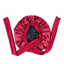 1pc Floral Satin Sleep Cap, Luxurious Satin Silk Sleep Cap - Adjustable Drawstring, Comfortable Fit - Unisex, Hair Protection At Night Bathroom Decor - Multicolor - View 11